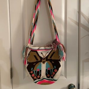 Large Las Olas Wayuu Mochila Bag NWT
